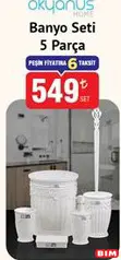 OKYANUS HOME BANYO SETİ 5 PARÇA
